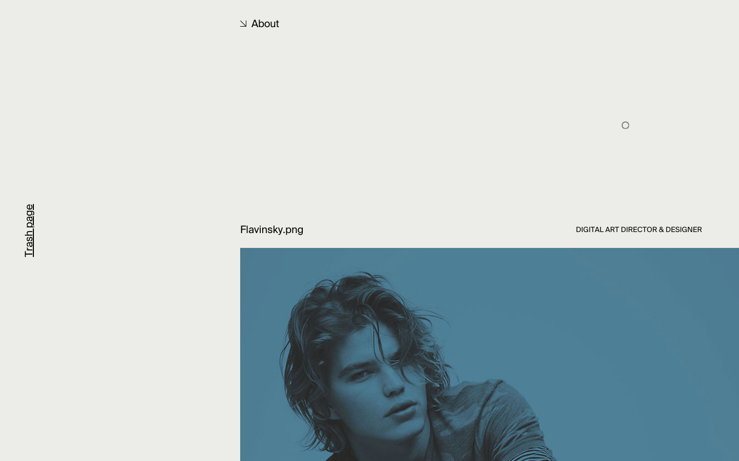 Flavien Guilbaud website screenshot