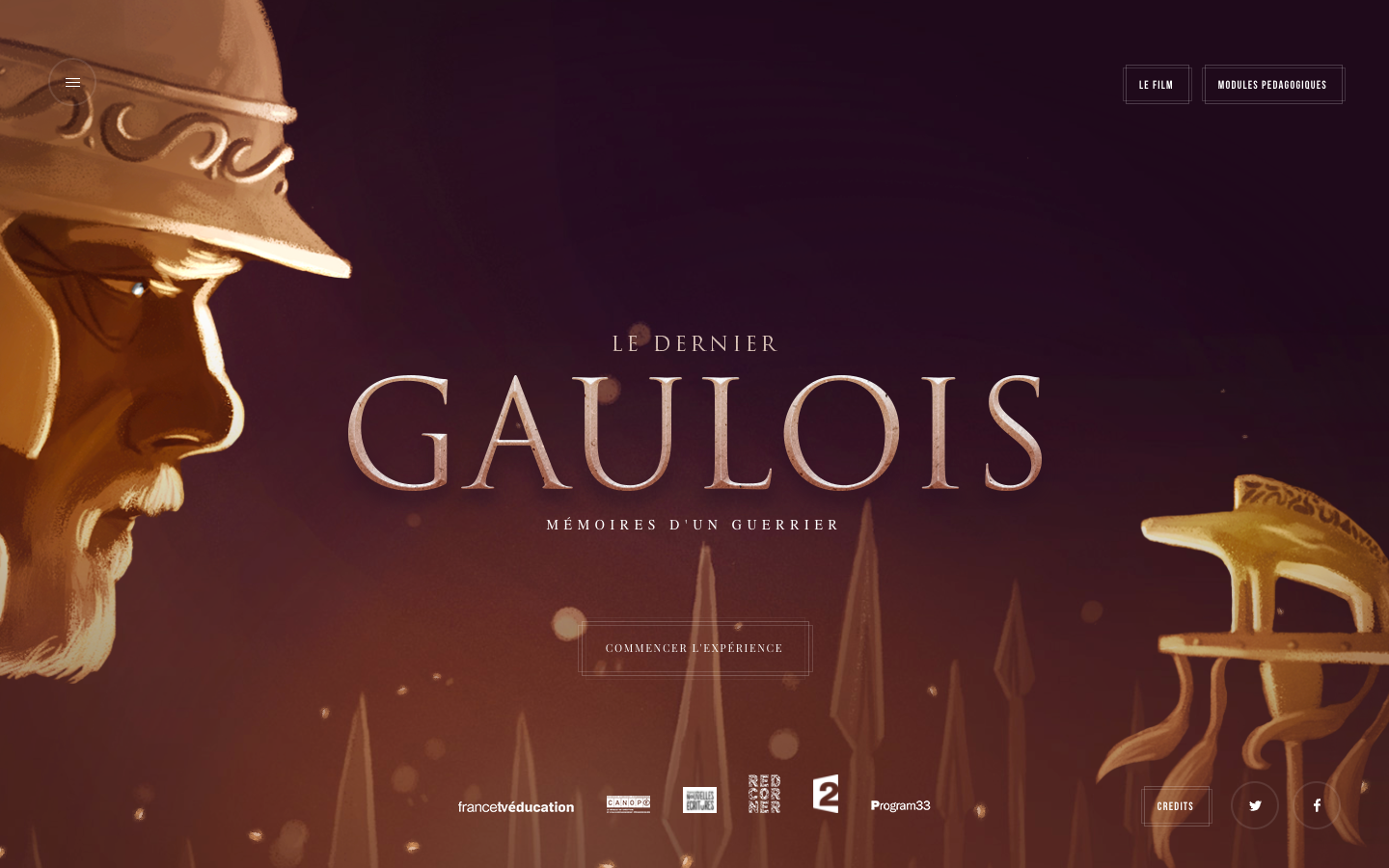 Le dernier gaulois website screenshot