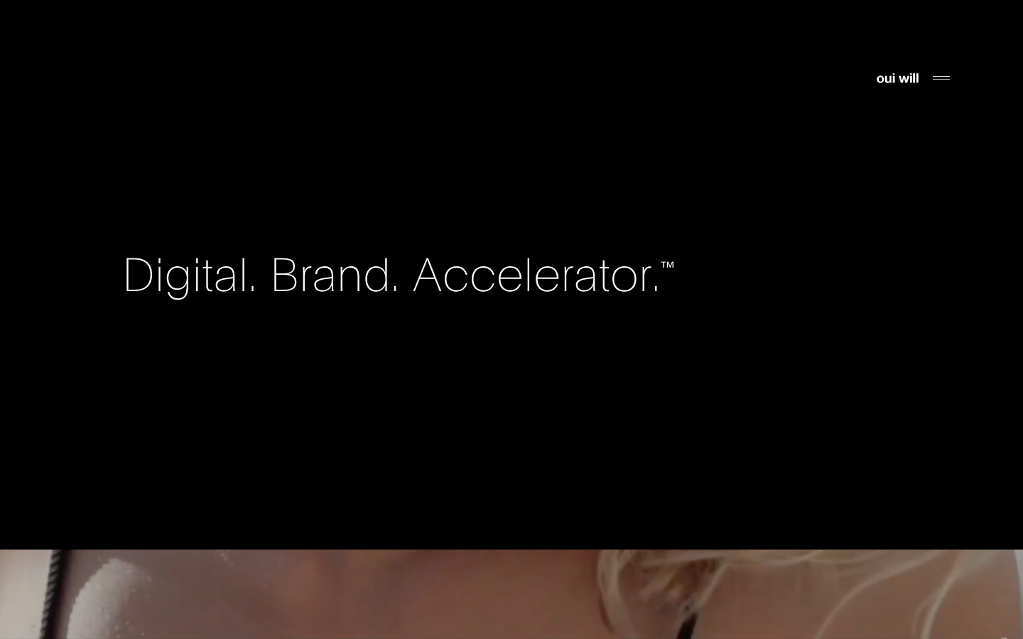 Oui will website screenshot