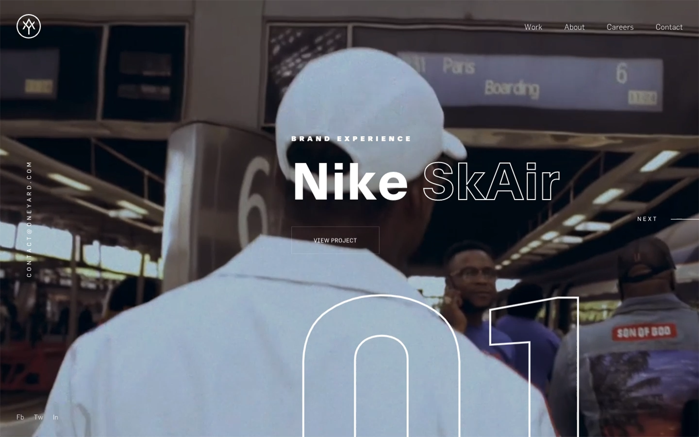 Yard agency website screenshot